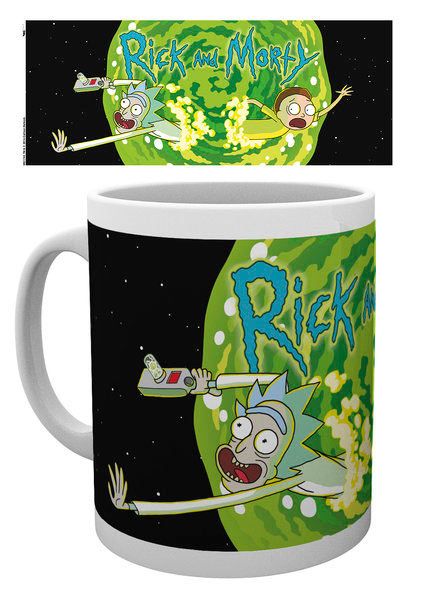 Taza logo Rick y Morty. Pyramid International