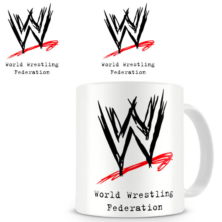 Taza logo WWE