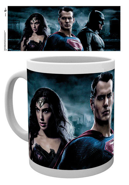 Taza trío héroes. Batman v Superman: el Amanecer de la Justicia. Gaya Entertainment