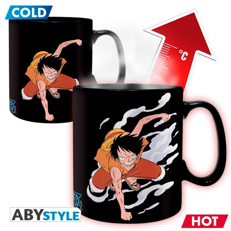 Taza térmica Luffy & Ace. One Piece