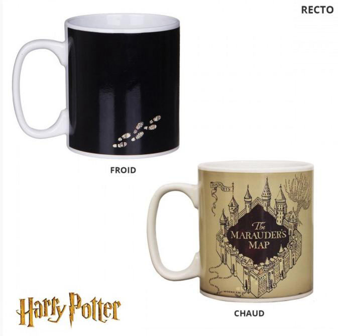 Taza térmica Mapa Merodeador. Harry Potter