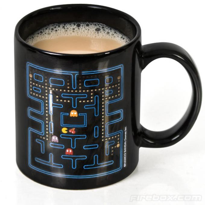 Taza térmica Pac Man. Pantalla