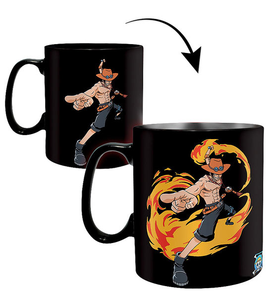 Taza térmica Portgas D. Ace. One Piece