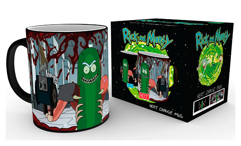 Taza térmica Rick and Morty Pickle Rick