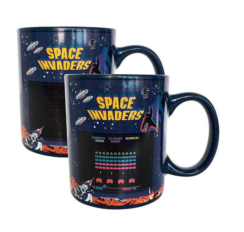 Taza térmica Space Invaders. Modelo 2