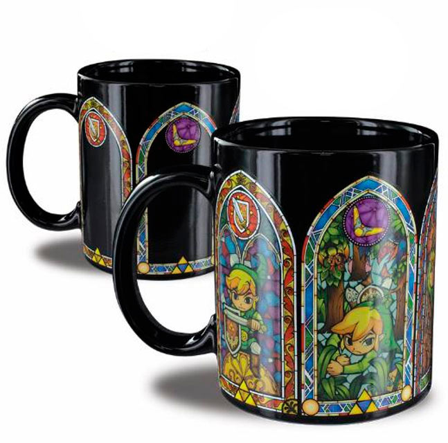 Taza térmica Vidrieras The Legend of Zelda: The Wind Waker. Paladone Products