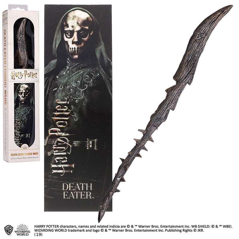 Varita mágica Death Eater 30 cm. Harry Potter. Noble Collection