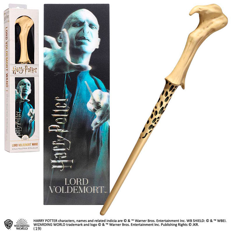 Varita mágica Lord Voldemort 30 cm. Harry Potter. Noble Collection