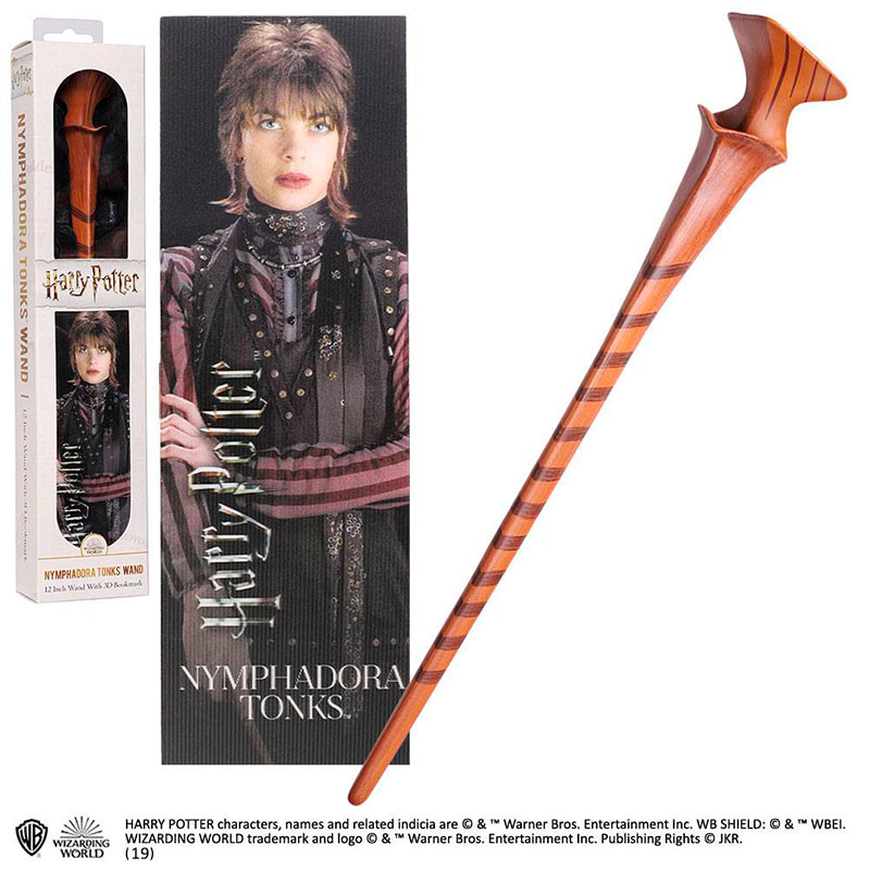 Varita mágica Nymphadora Tonks 30 cm. Harry Potter. Noble Collection