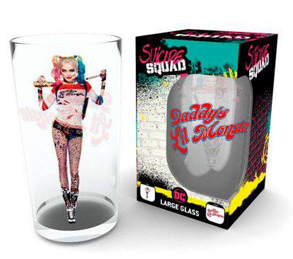 Vaso Harley Quinn Escuadrón Suicida Premium 0.5 litros