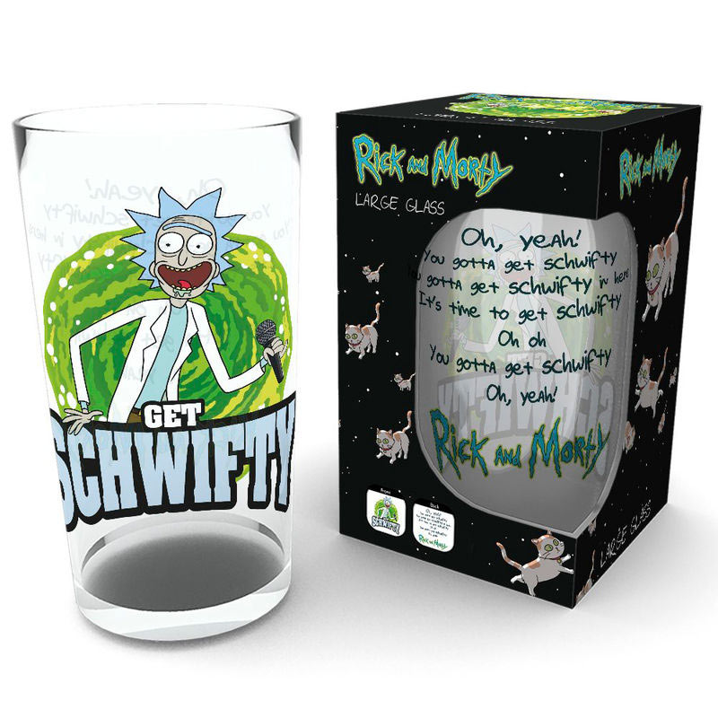 Vaso Rick y Morty. Get Schwifty