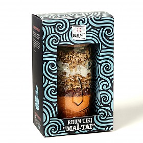 Vaso Tiki con mezcla para preparar Mai Tai
